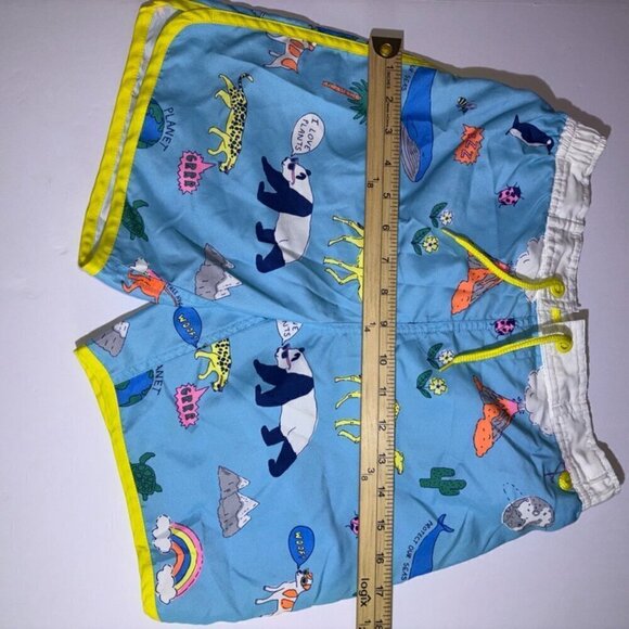 Mini Boden Natural World Surf Shorts Boys Swimsuit Bathingsuit Size 11-12Y - Picture 5 of 8